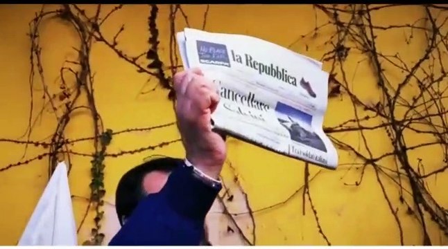 Salvini - Prima pagina di Repubblica- Cancellare Salvini (15.01.20)