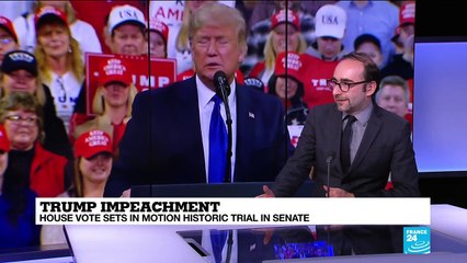 What is American public opinion on Trump impeachment case?