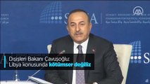 Dışişleri Bakanı Çavuşoğlu: Libya konusunda kötümser değiliz