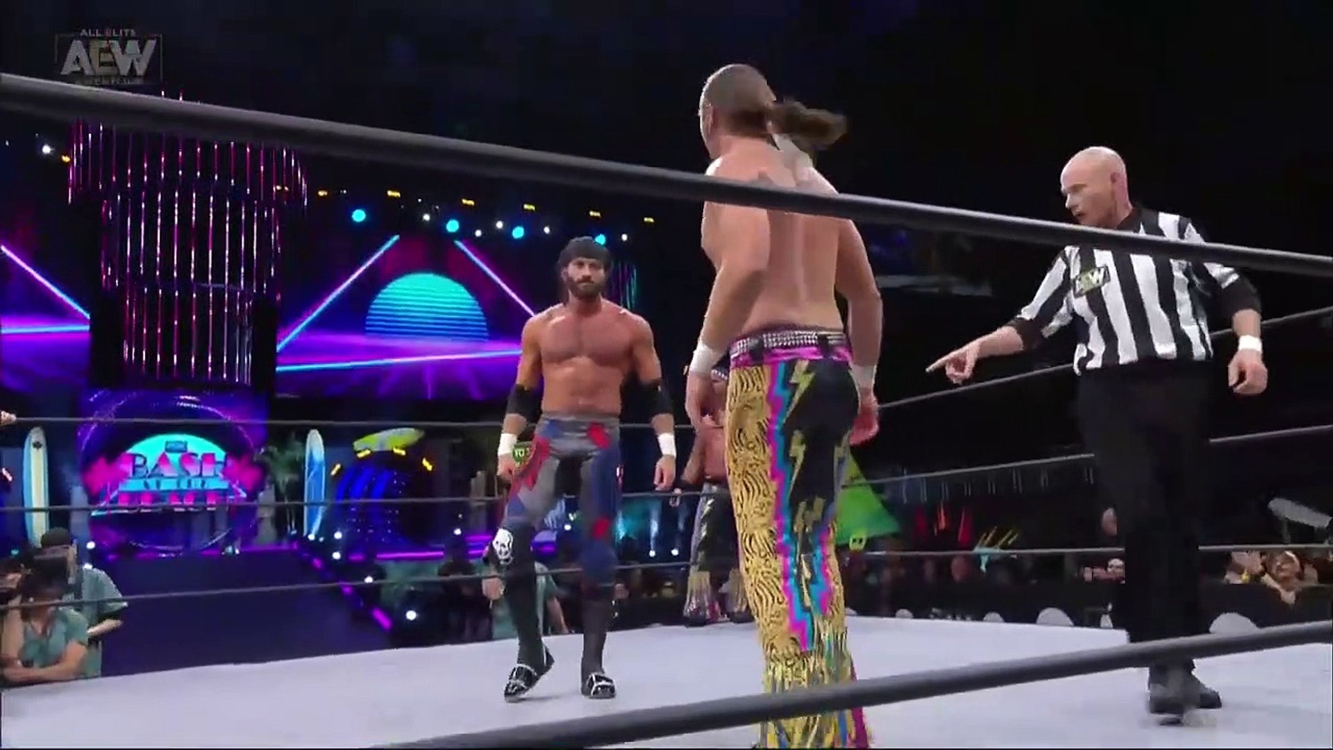 Kenny Omega Adam Hangman Page Vs Young Bucks Vs Best Friends Vs Santana Ortiz Video Dailymotion