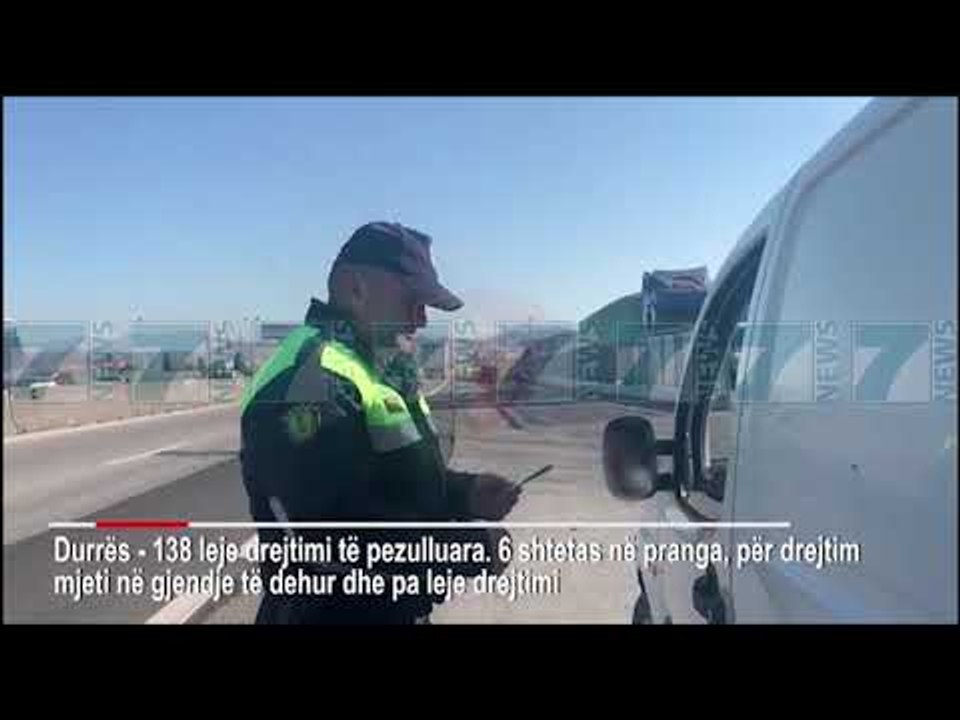POLICIA RRUGORE E DURRESIT PEZULLON 138 LEJE DREJTIMI - News, Lajme - Kanali 7
