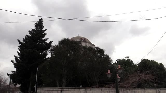 Hacı Ahmet Tükenmez Camisinin kubbe kaplamaları söküldü