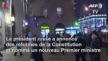 Des moscovites réagissent à la démission du Premier ministre