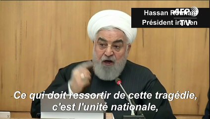 Catastrophe aérienne en Iran: Rohani appelle à l'"unité nationale"