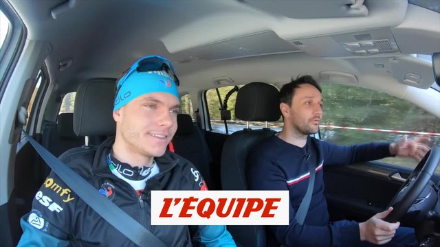 Taxi biathlon avec Émilien Jacquelin - Biathlon - CM (H)
