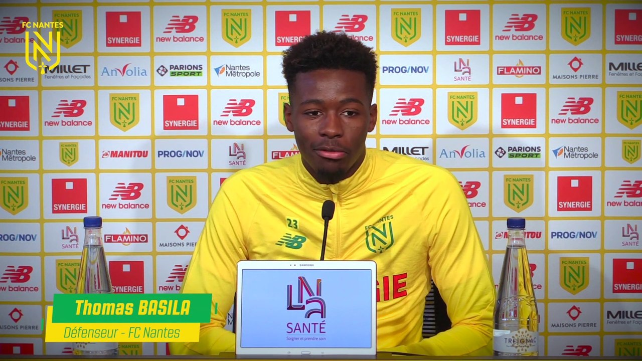 Thomas Basila avant FC Nantes - Olympique Lyonnais