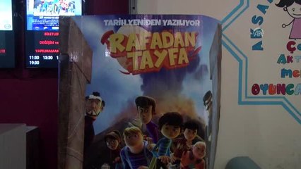 Otizmli 30 öğrenci "Rafadan Tayfa Göbeklitepe"yi izledi