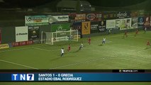 Fútbol Nacional- Santos 1 - 0 Grecia 160120