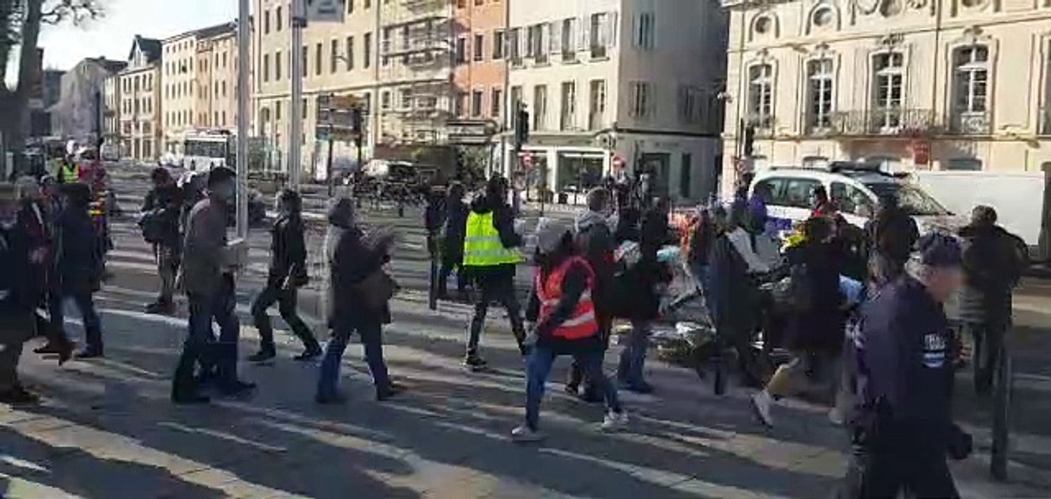 Manif à Mâcon