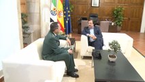 Vara se reúne con mando de la Guardia Civil de Cáceres