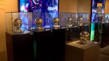 El sexto Balón de Oro de Messi ya luce en el museo