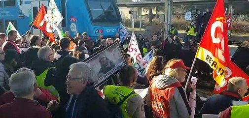 Manif à Mâcon