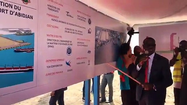 Economie | Pose de la première pierre du nouveau terminal céréalier du Port Autonome d’Abidjan
