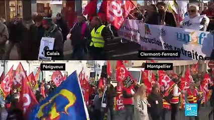 Réforme des retraites en France : plusieurs manifestations à travers le pays