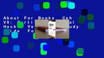 About For Books  Ceh V9: Certified Ethical Hacker Version 9 Study Guide  For Online