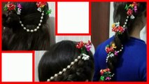 How to make hair accessories|Flower jewellery|Handmade hair accessory#Preeticreationsdda