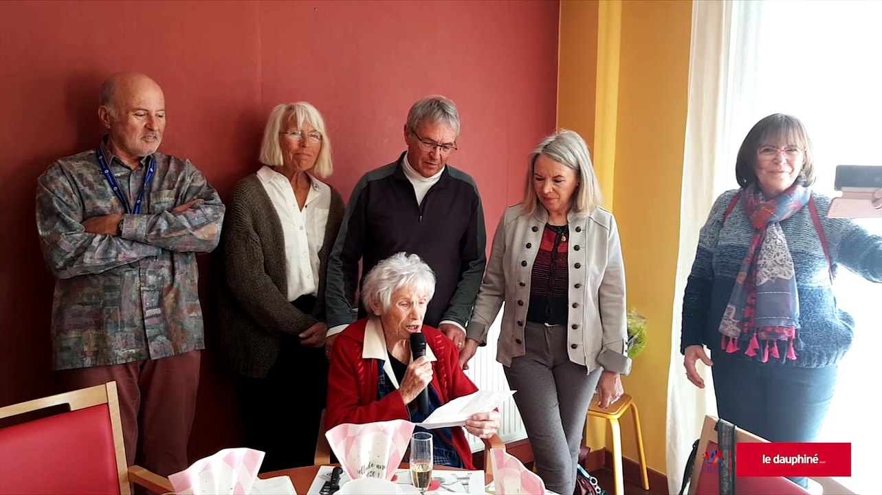 Lou Gonthier Coppier fête ses 100 ans et révèle ses secrets de jeunesse