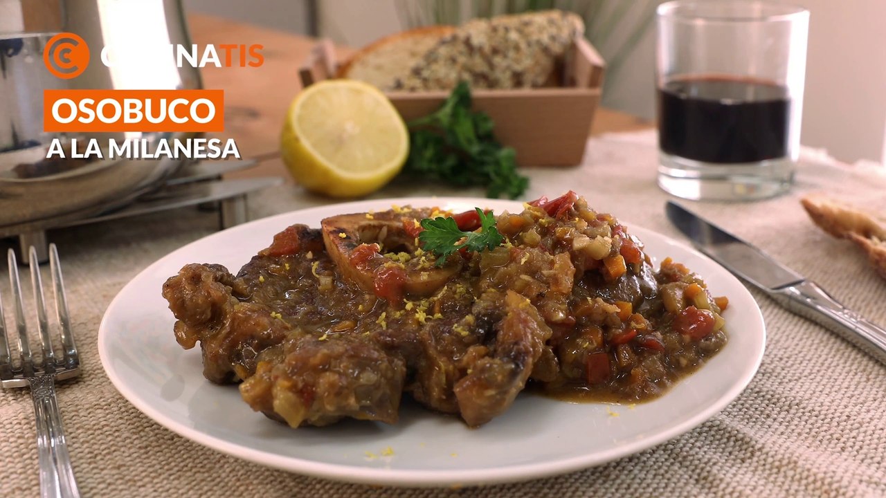 Osobuco de ternera a la milanesa - Cocinatis