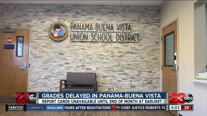 Grades delayed in Panama-Buena Vista School District