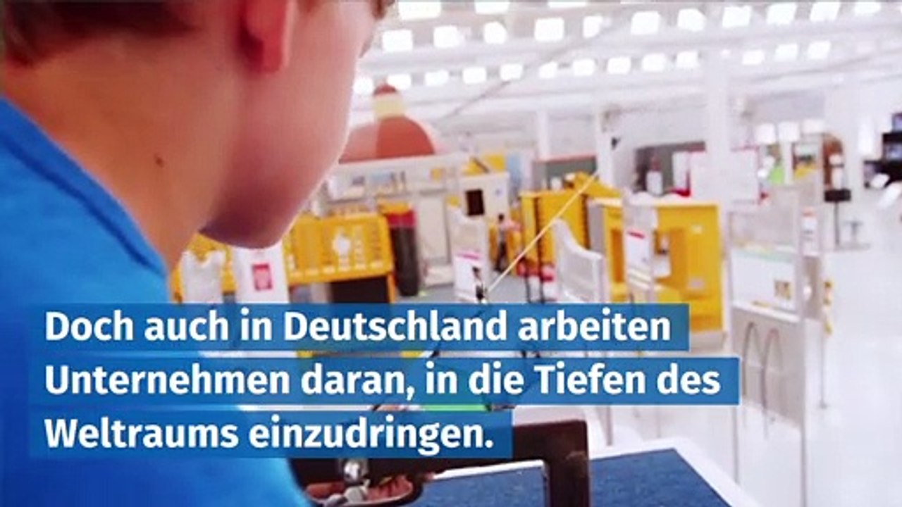 Deutsche Unternehmen arbeiten an Raketen und Satelliten.