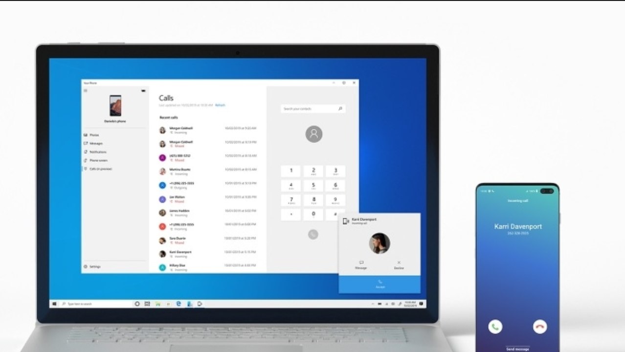 Anrufe können auf Windows 10 angenommen werden