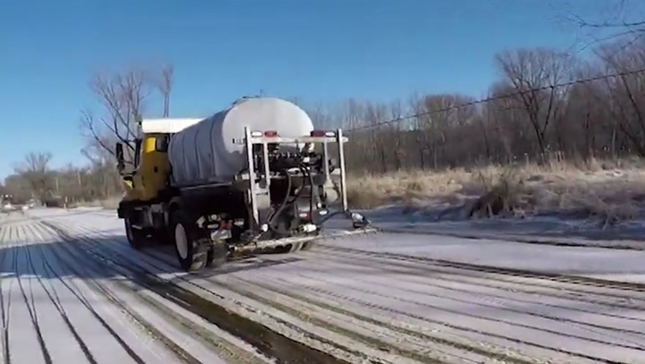 Rock salt vs. brine Which is better for pretreating roads? video Dailymotion