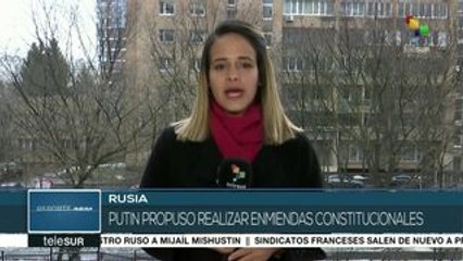 Rusia: Putin firma decreto para realizar cambios en la Constitución