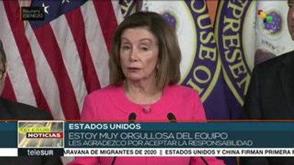 EEUU: Pelosi orgullosa de equipo que procesará juicio político a Trump