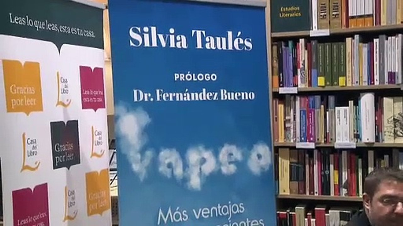 Silvia Taulés presenta una nueva edición de "Vapeo" con opiniones de médicos y usuarios