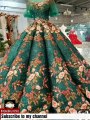 Most stylish and beautiful 3d flowers long maxi for girls♥New(2020)