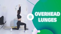 Overhead lunges - Fit People