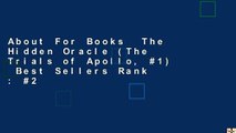 About For Books  The Hidden Oracle (The Trials of Apollo, #1)  Best Sellers Rank : #2
