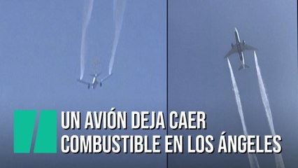 Un avión deja caer combustible sobre cuatro colegios en Los Ángeles