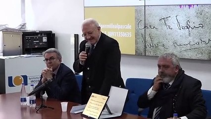 De Luca all'Istituto Nazionale Tumori IRCCS Fondazione G. Pascale (16.01.20)