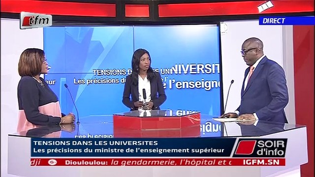 SOIR D'INFO - Wolof - Invité : CHEIKH OMAR HANNE - Pr : NDEYE ARAME TOURÉ - 16 Janvier 2020