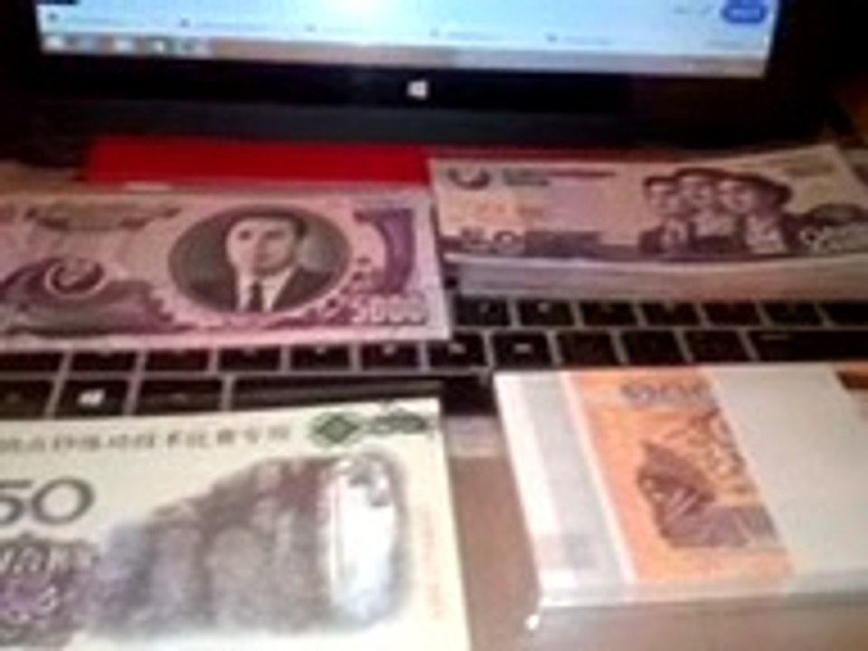 Es bueno comprar billetes para tu colección en Ebay , wish o mercado libre