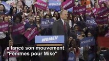 En campagne à New York, Bloomberg condamne les politiques de Trump envers les femmes