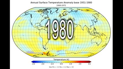 O impactante mapa do aquecimento global