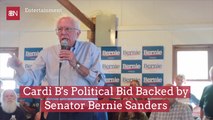 Bernie Sanders Stands By Cardi B And Her Goals