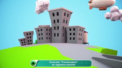 Concreto -Frankenstein- se regenera sozinho