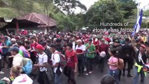 A long and arduous journey: Hondurans continue towards US