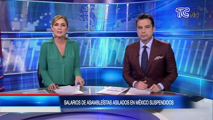 Salarios de asambleístas asilados en México suspendidos