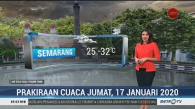 Prakiraan Cuaca, Jumat 17 Januari 2020
