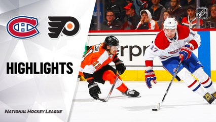 NHL Highlights | Canadiens  @ Flyers 01/16/20