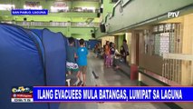 Ilang evacuees mula Batangas, lumipat sa Laguna #TaalAlert #LagingHanda