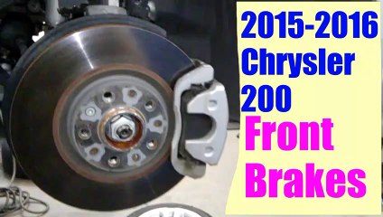 2015-2016 Chrysler 200 Front Brakes - Copy