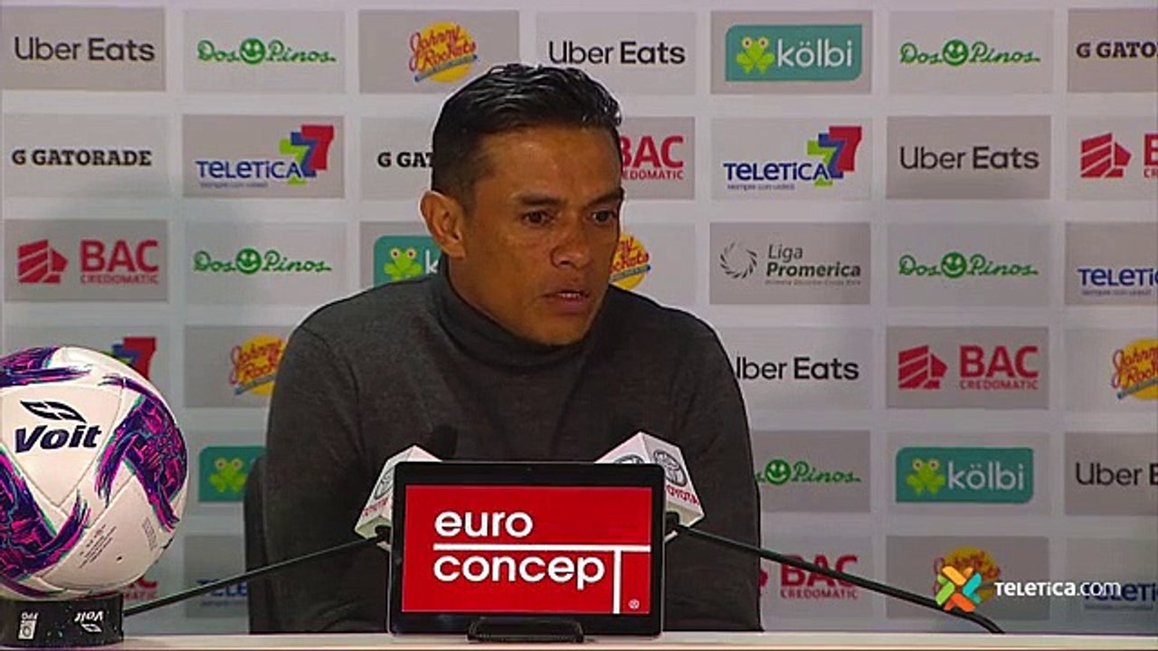 Conferencia de Prensa con Walter Centeno, DT de Saprissa._SD