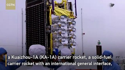 The china launched the first private five G low orbit broadband  the satellite.