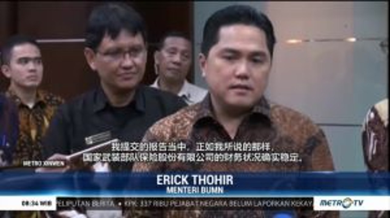 Erick Thohir Sebut Kondisi Keuangan Asabri Aman dan Stabil