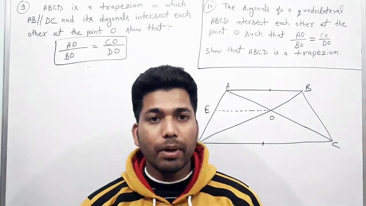 Triangle exercise 6.2 question no -9 & 10